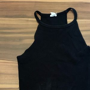 Black Halter Tank top from Garage